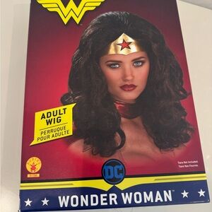 DC Wonder Woman Dark Wig for Adults